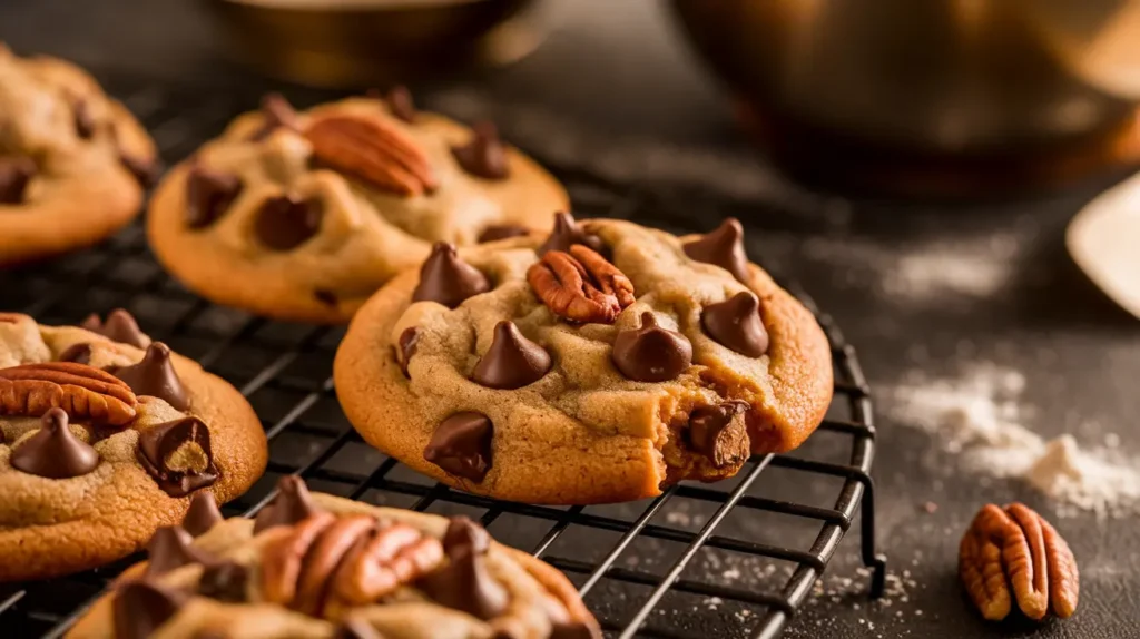 Pecan chocolate cookies, chocolate pecan cookie recipe


