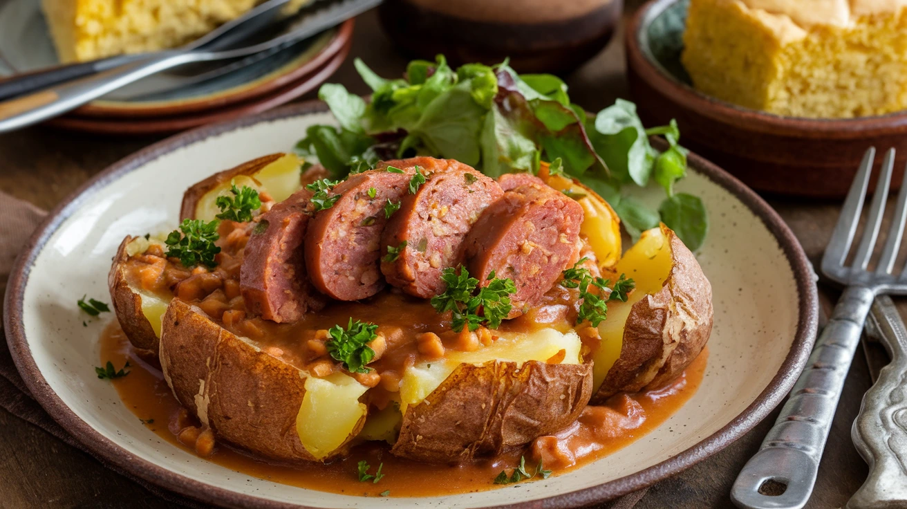 Smothered Potatoes and Sausage: A Comforting 30-Minute Recipe