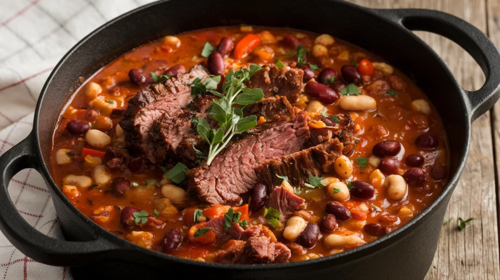 Brisket Chili :Smoky, Hearty & Easy to Make