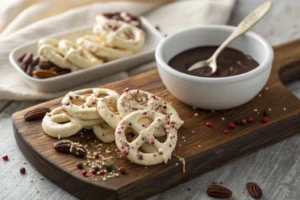 White Chocolate With Pretzels