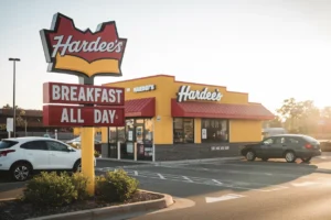 hardee's breakfast hours