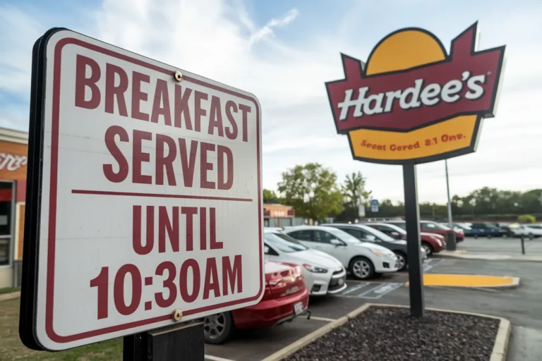 when does hardee's stop serving breakfast