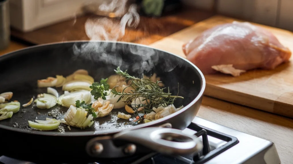 Should You Sauté Aromatics Before Adding Chicken Breast?