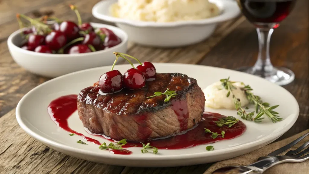 sweet cherry wine recipe for beef
