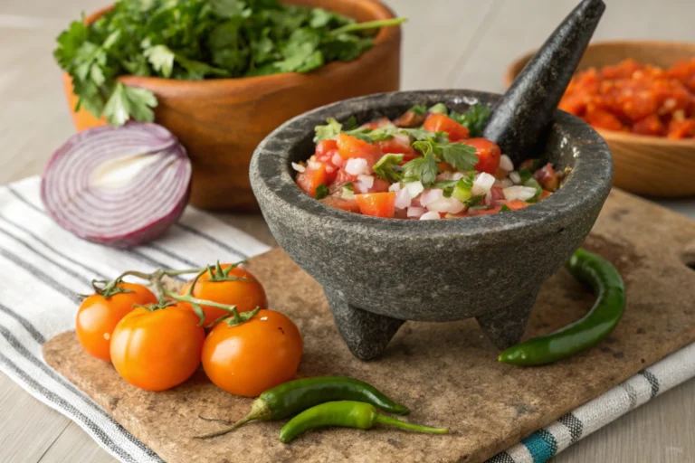 Authentic Habanero Yucateca Molcajete Salsa Recipe