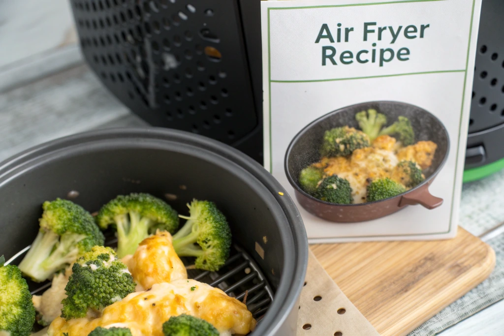 broccoli and cheese in the air fryer recipe