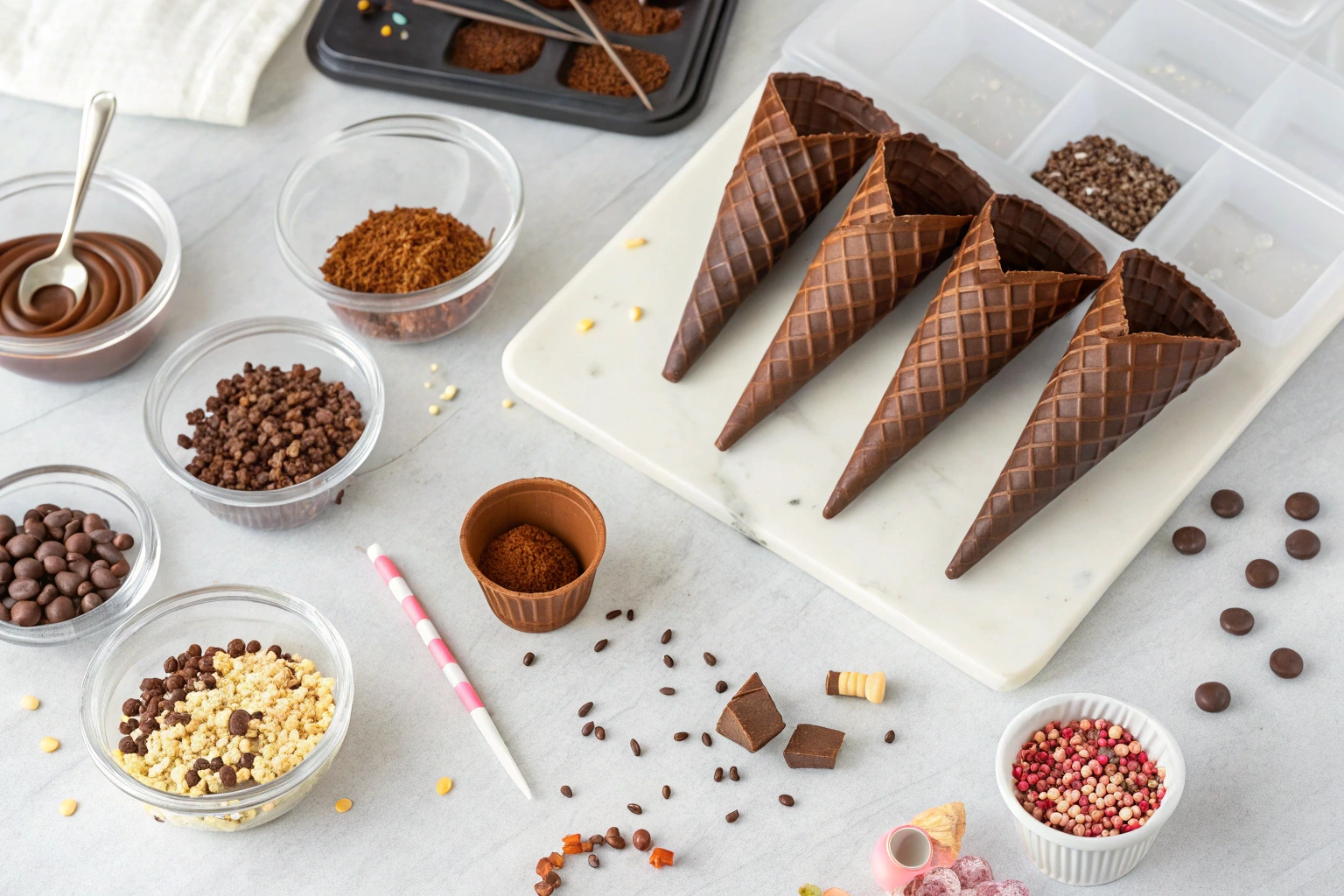 Chocolate Cones : How to Make, Store, and Decorate Them