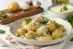 Creamy Garlic Sauce Baby Potatoes: A Delicious Side Dish