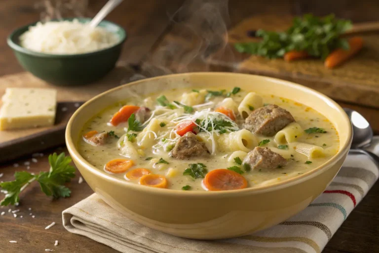 Creamy Parmesan Italian Sausage Soup: A Comforting Classic