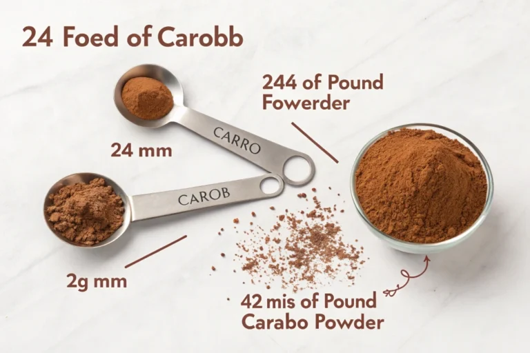 how many tablespoons in a pound of carob powder