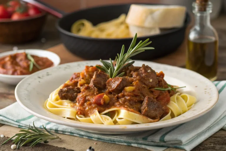 Lamb Ragu D'abruzzo Rose Mary Recipe – Authentic & Flavorful