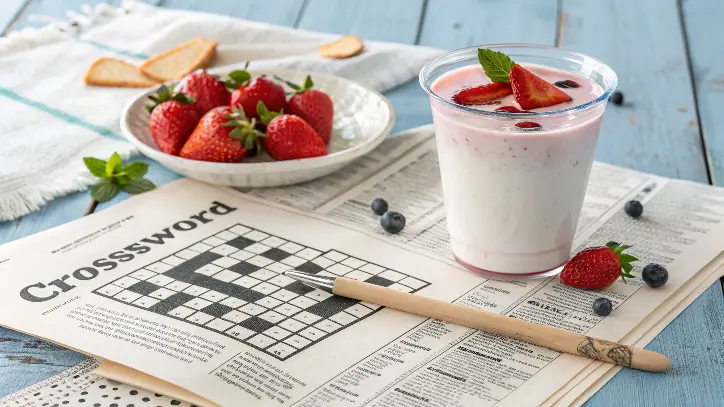 cold yogurt drink crossword clue​