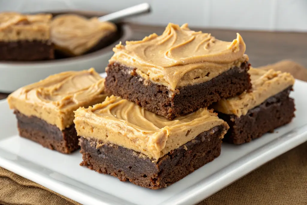 peanut butter frosting for brownies