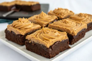 peanut butter frosting for brownies