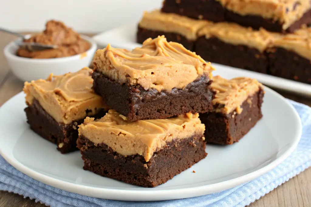 peanut butter frosting for brownies