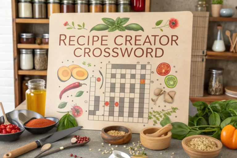 Recipe Creator Crossword: A Delicious Puzzle Experience