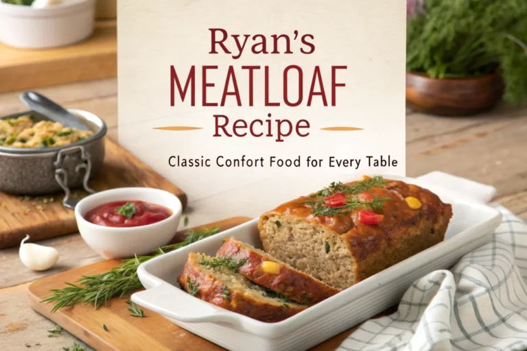 Ryan's Meatloaf Recipe – Classic Comfort Food for Every Table