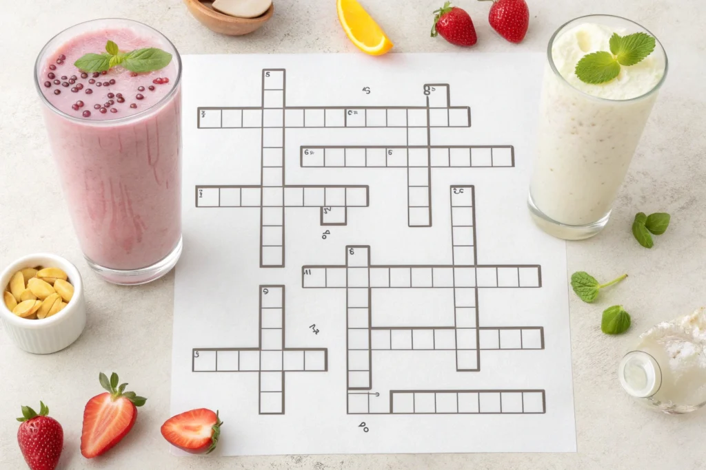 yogurt based drink crossword