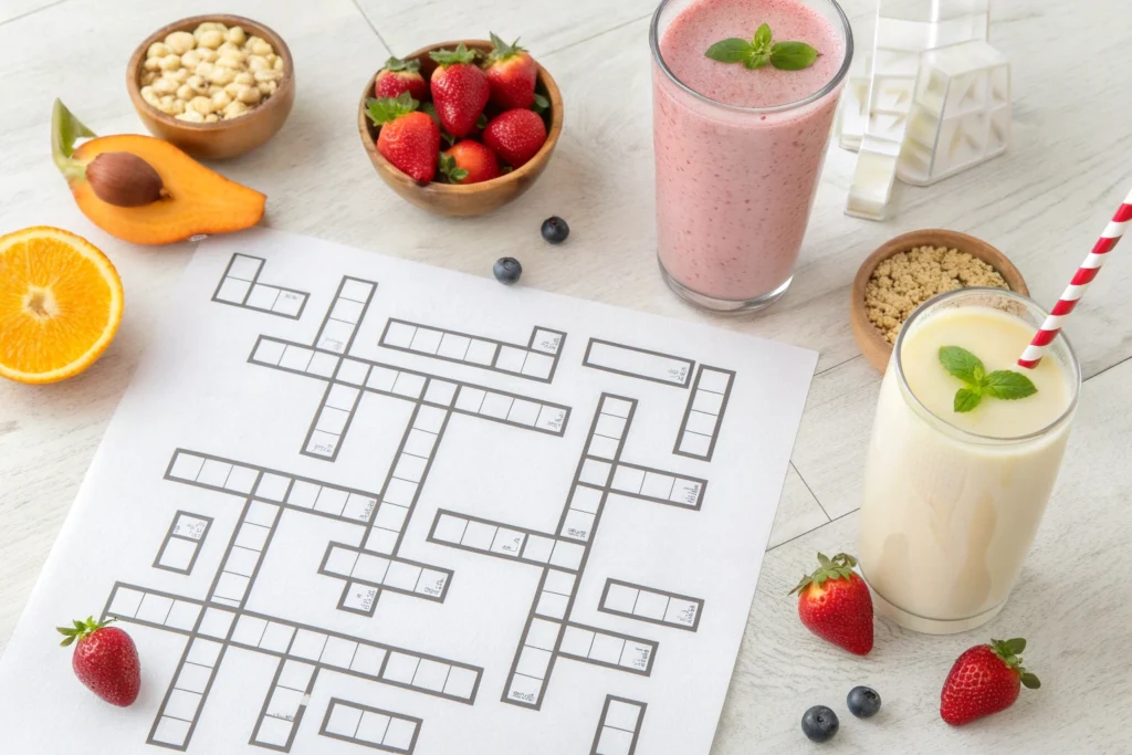 yogurt based drink crossword