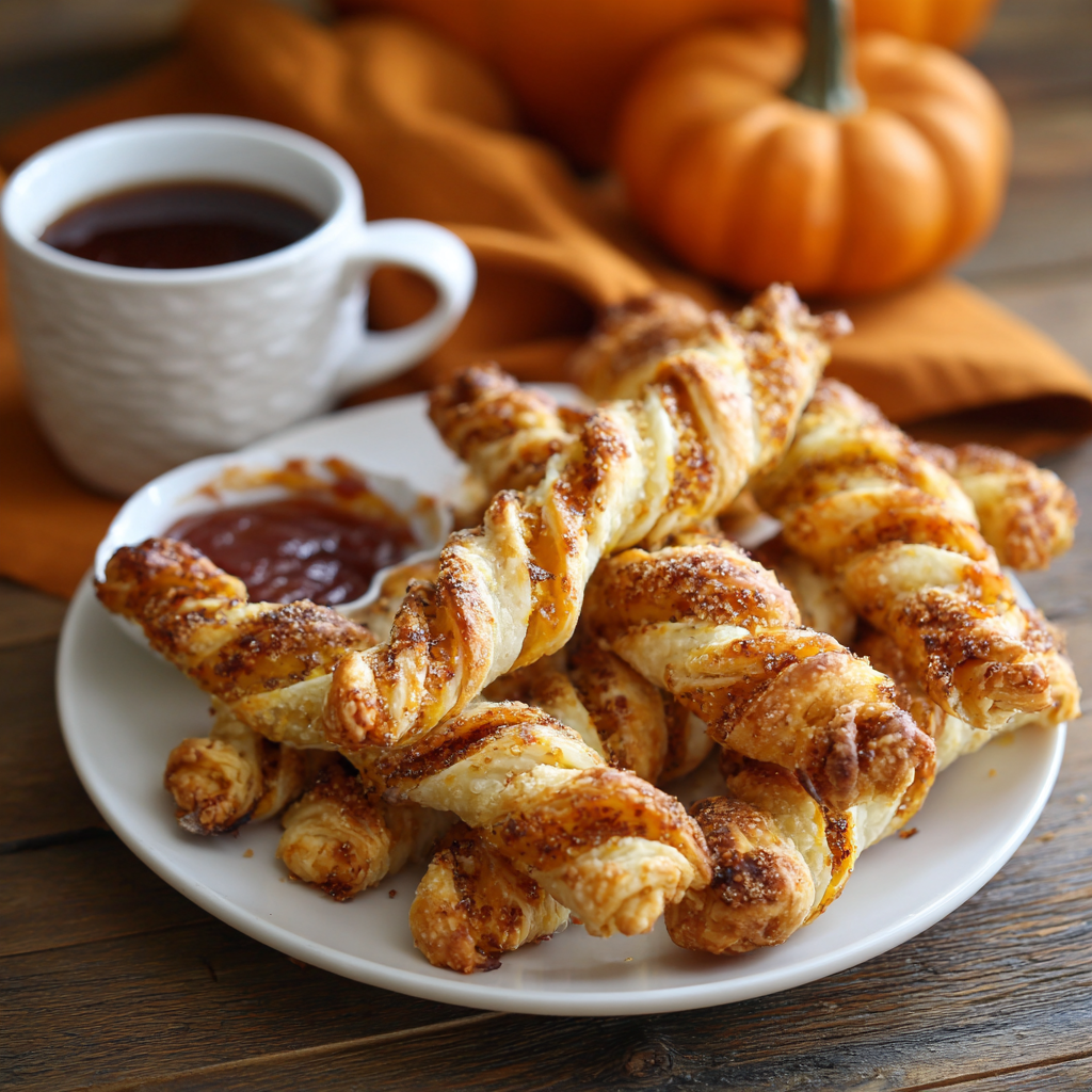 Flaky Pumpkin Pie Twists for a Fall Dessert
