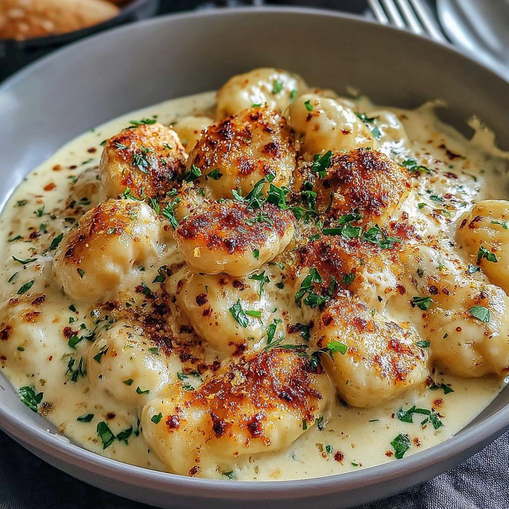 Classic Creamy Crack Chicken Gnocchi