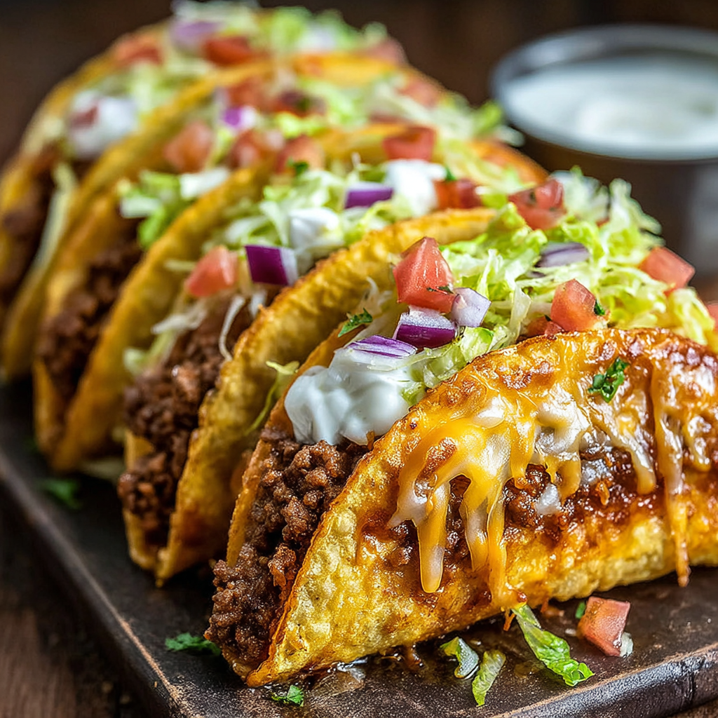 Oven-Baked Cheesy Tacos (Crispy & Loaded) You’ll Love