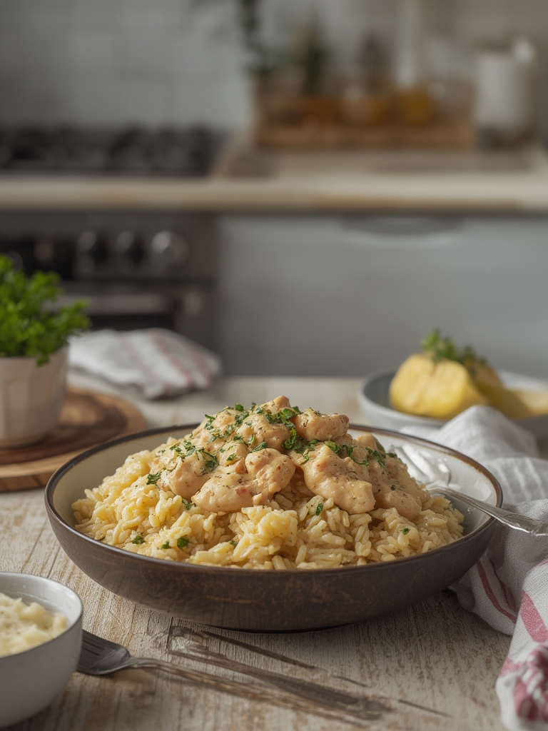 One-Pot Creamy Chicken Rice (The Ultimate Comfort)