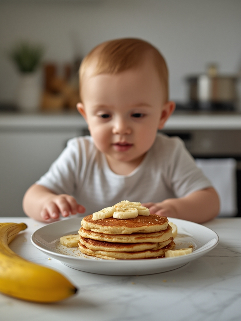 Baby-Led Weaning: 3-Ingredient Banana Pancakes for Toddlers