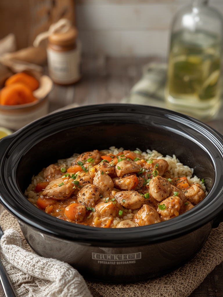 Lazy Day Crockpot Chicken & Rice: The One-Pot Wonder