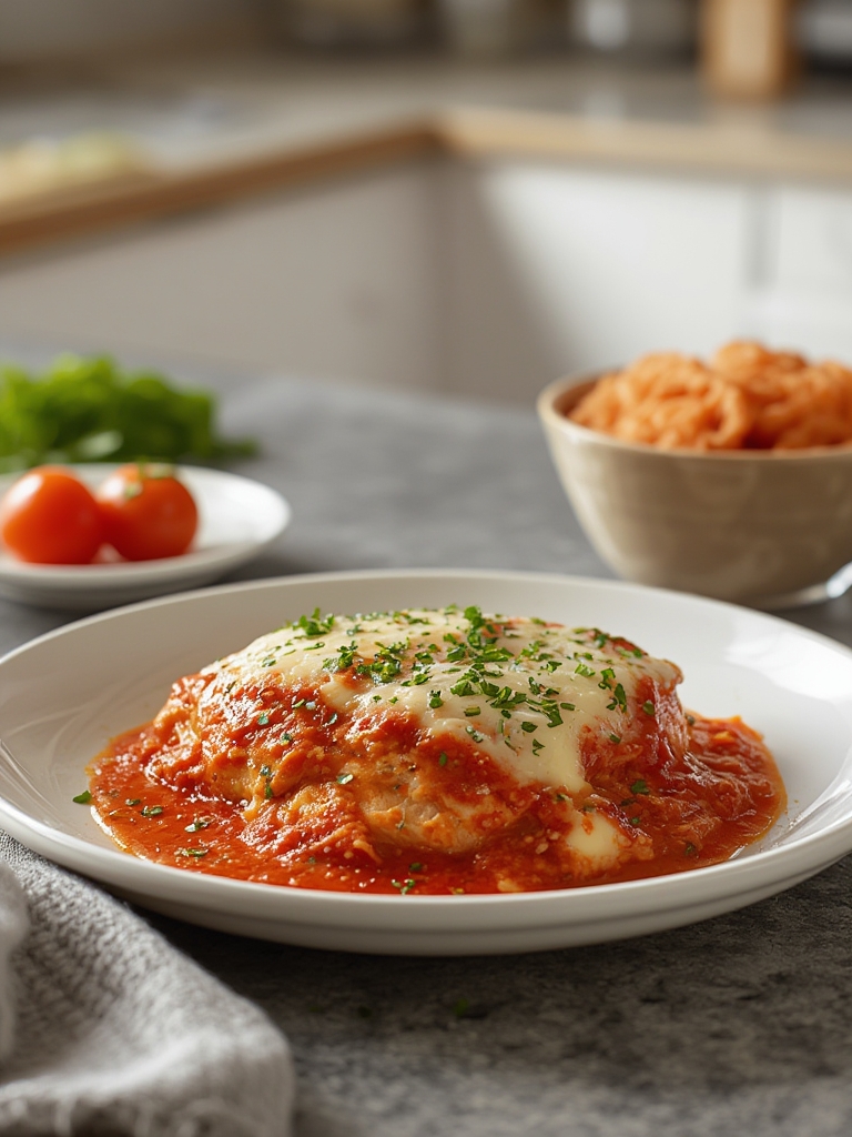Dump-and-Bake Crockpot Chicken Parmesan (No Breading Needed)