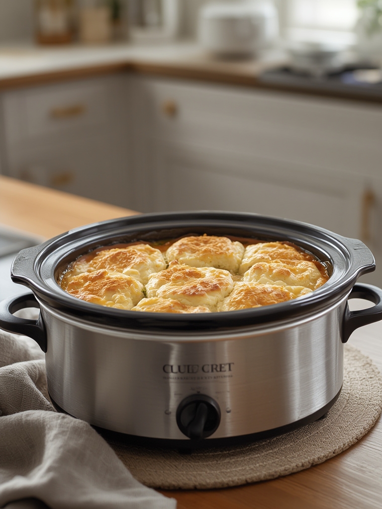 Viral Crockpot Chicken Pot Pie with Biscuits (The Grands Hack)