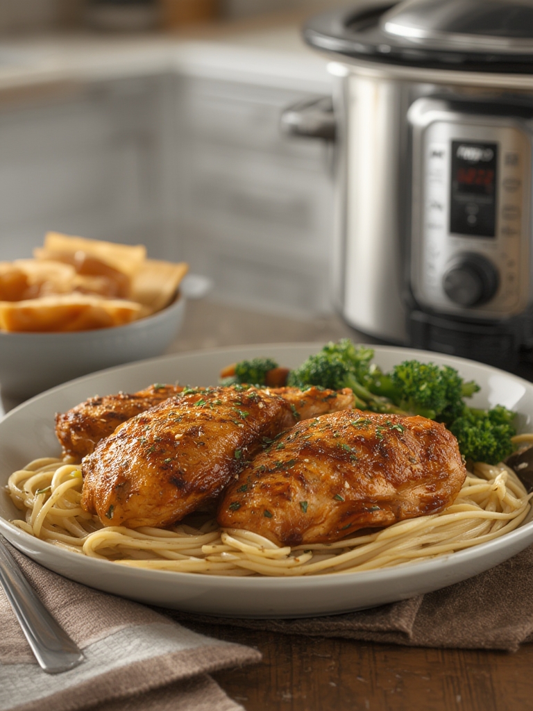 Lemon Garlic Butter Crockpot Chicken Thighs (Keto Friendly)