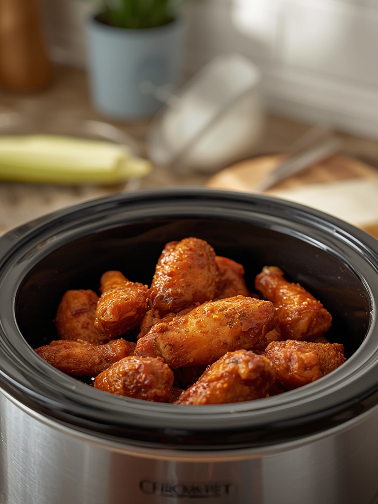 Game Day Crockpot Chicken Wings: Buffalo & BBQ Styles