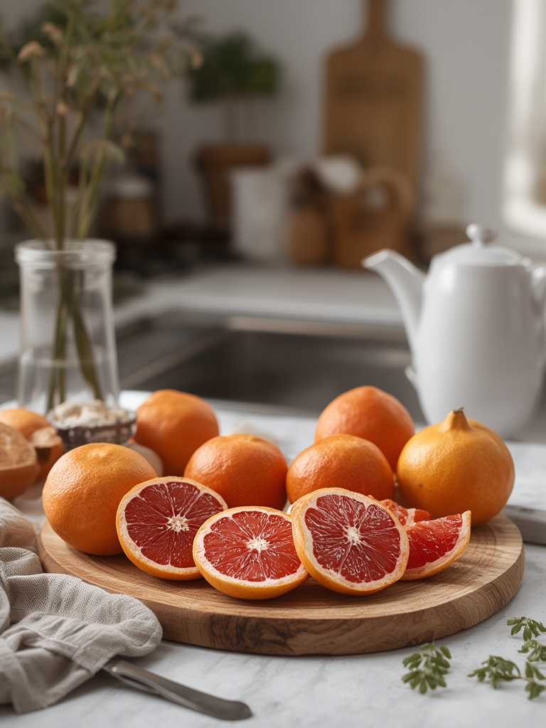 Winter Fruit Salad: Combining Grapefruit, Blood Orange, and Mint