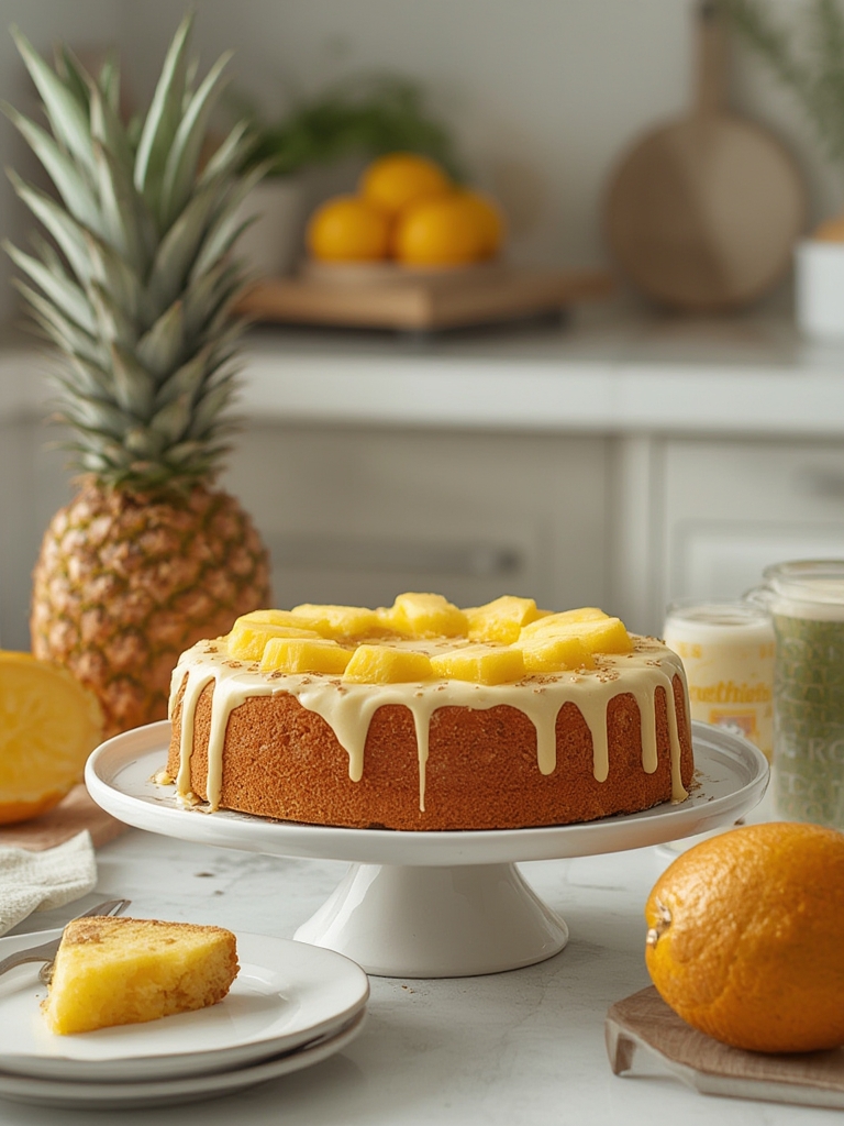 Pineapple Juice Cake: A Tropical Twist on Classic Pound Cake