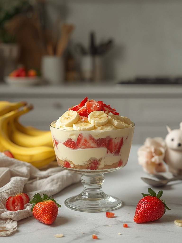 Strawberry Banana Pudding: A Summery Twist on a Classic