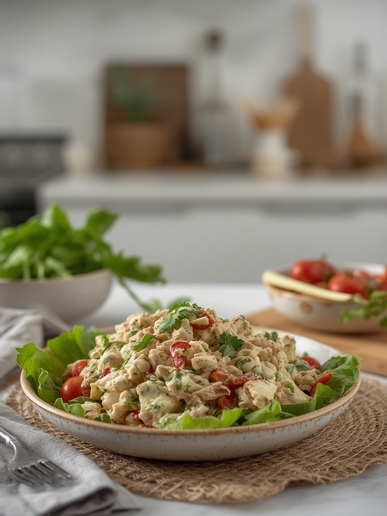 Keto-Friendly Avocado Chicken Salad: High Protein, Low Carb, Full of Flavor (No Guilt, All Taste)