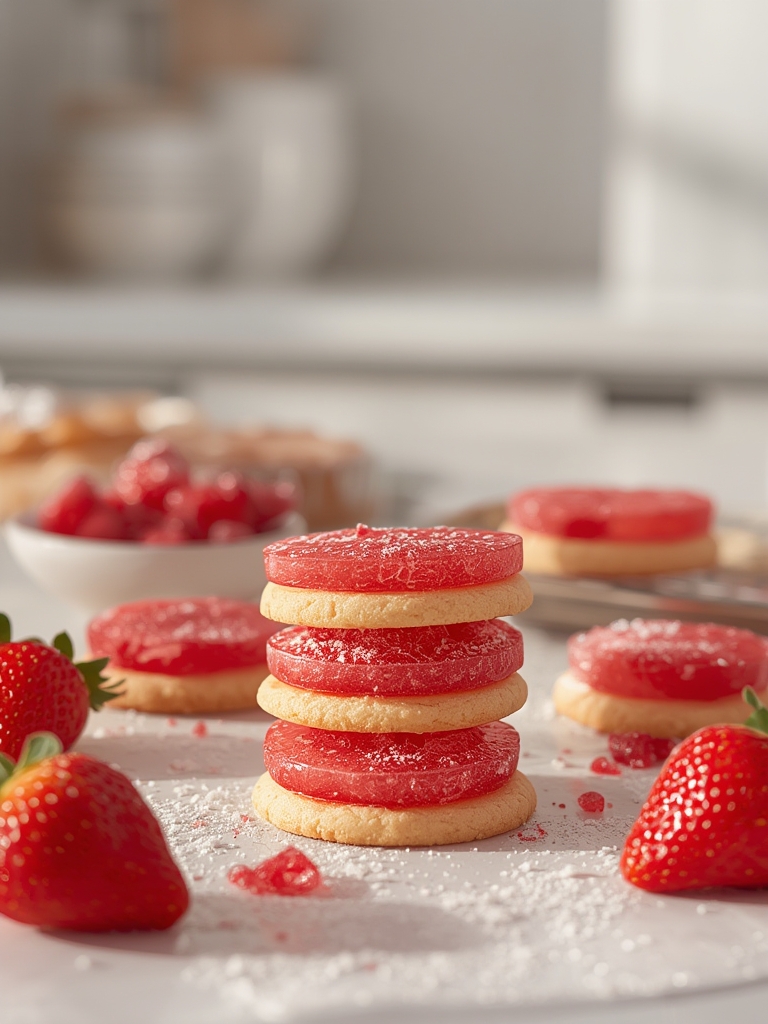 Fun & Fruity Strawberry Jello Cookies (Kids Love These!)
