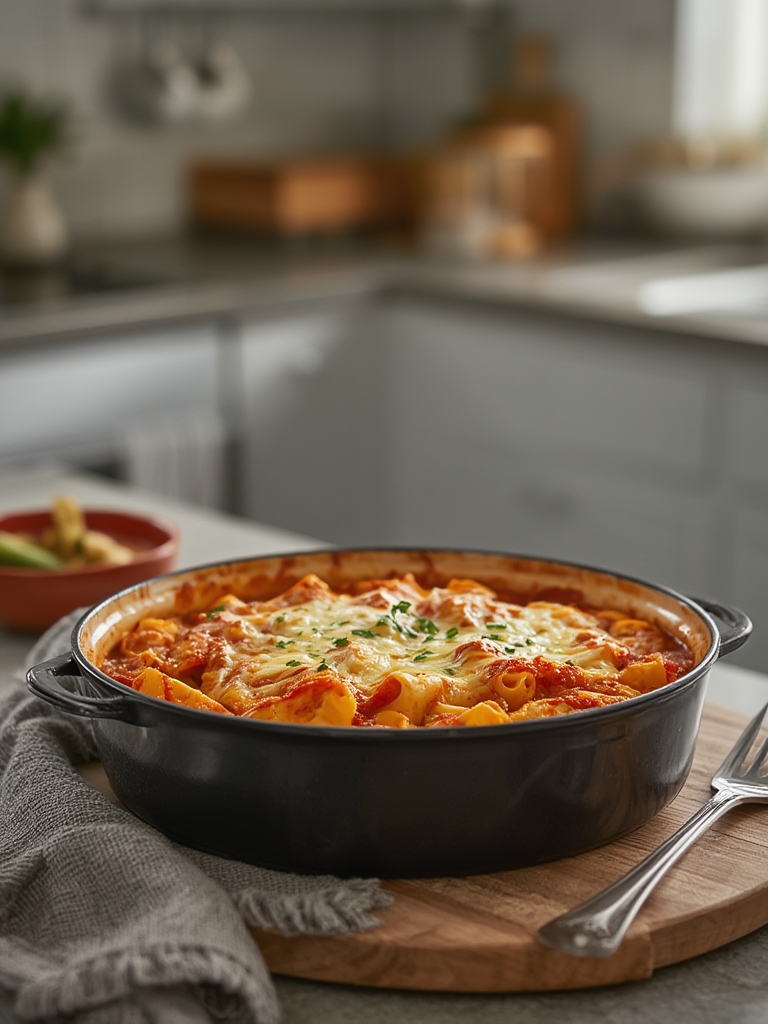 Dutch Oven Baked Ziti for Cozy Family Dinners