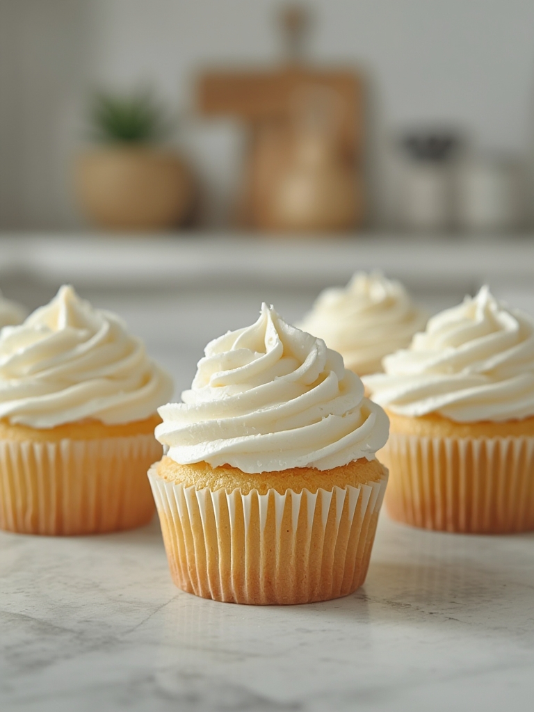 fluffy vanilla cupcakes