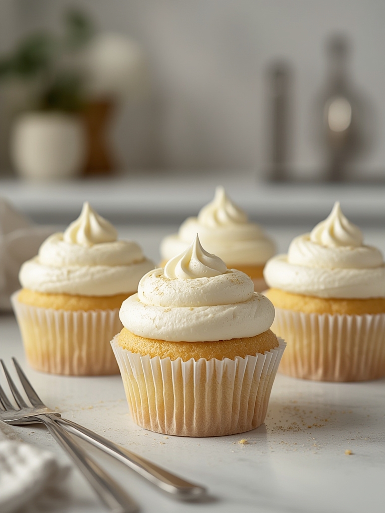 fluffy vanilla cupcakes