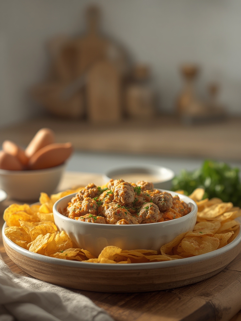 Keto-Friendly Spicy Sausage Cream Cheese Dip (No Velveeta)