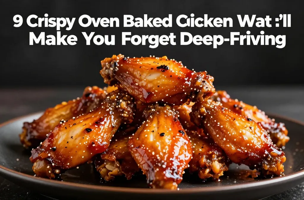 9 Crispy Oven Baked Chicken Wings That’ll Make You Forget Deep-Frying