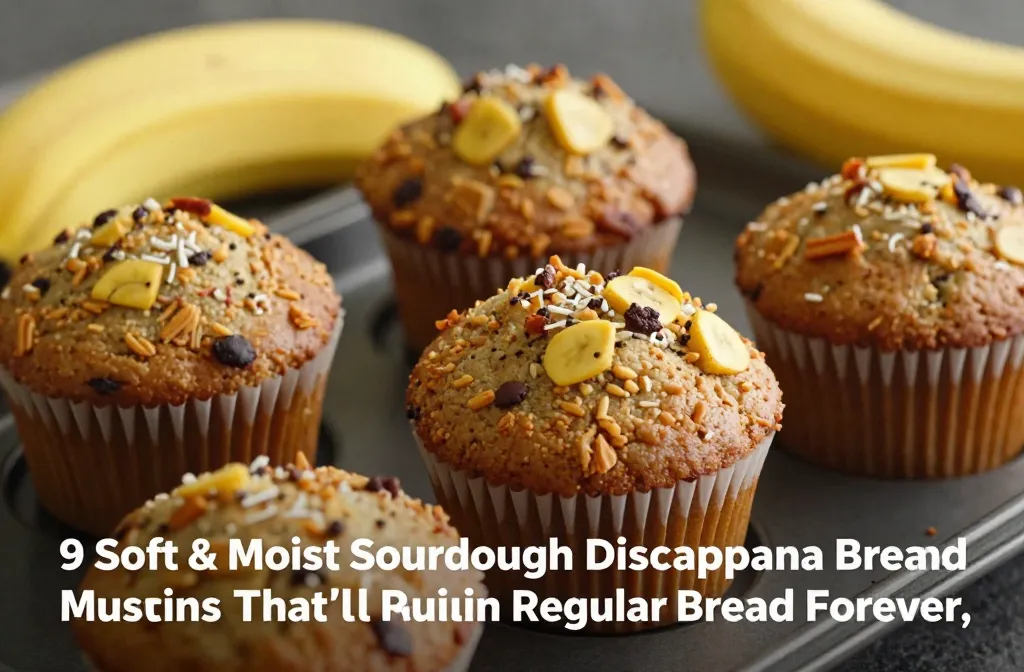 9 Soft & Moist Sourdough Discard Banana Bread Muffins That’ll Ruin Regular Banana Bread Forever