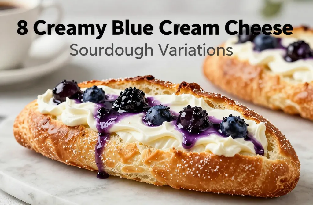 8 Creamy Blueberry Cream Cheese Sourdough Bread Variations