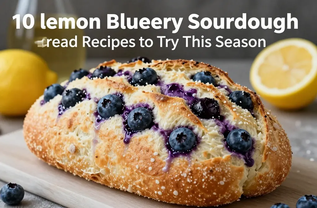 10 Lemon Blueberry Sourdough Bread Recipes to Try This Season