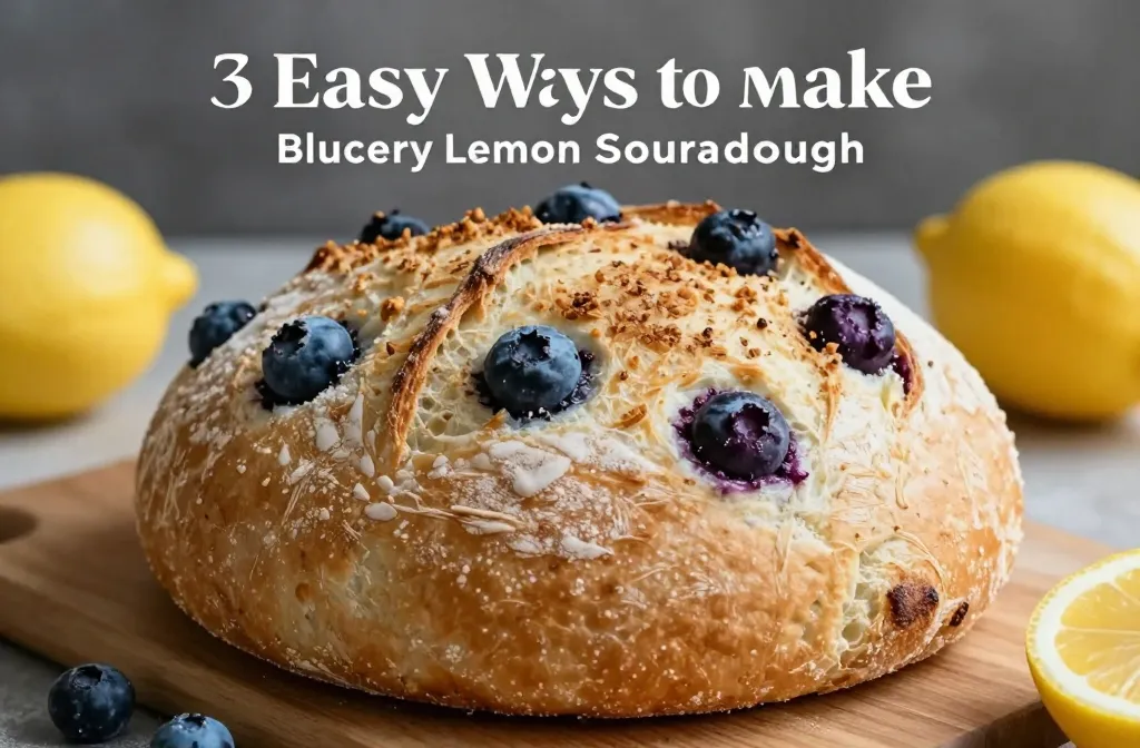 3 Easy Ways To Make Blueberry Lemon Sourdough Bread That Taste Like Sunshine