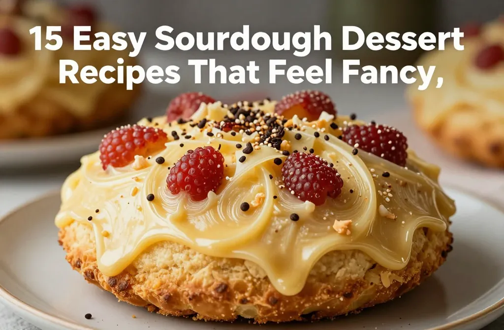 15 Easy Sourdough Dessert Recipes That Feel Fancy