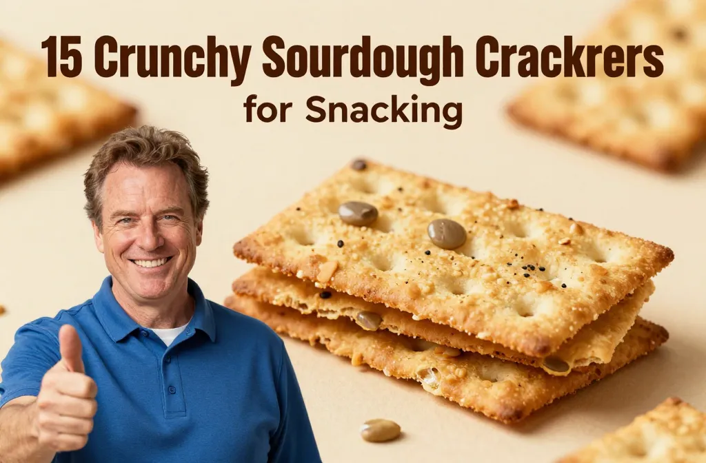 15 Crunchy Sourdough Crackers Recipes for Snacking