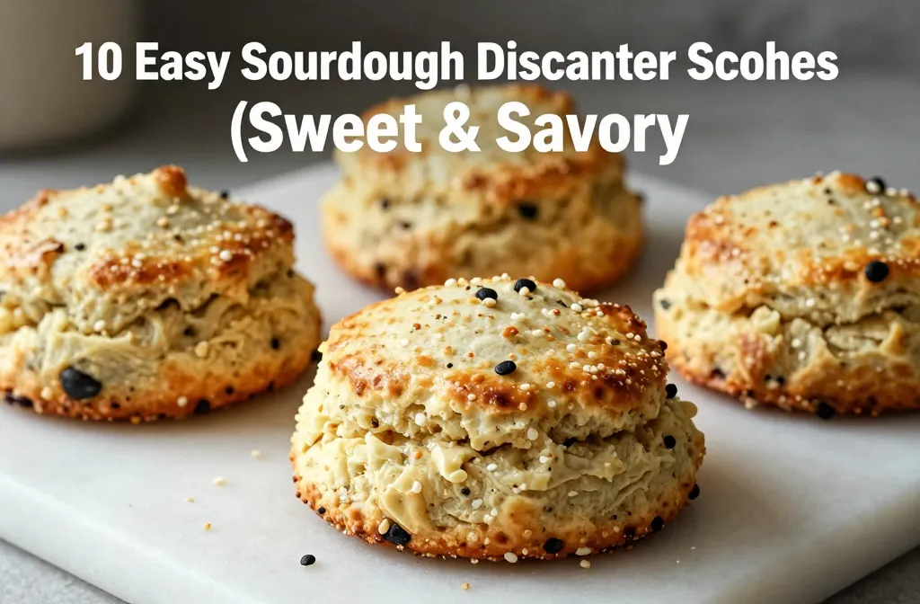 10 Easy Sourdough Discard Scones (Sweet & Savory)